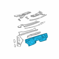 OEM Ford Expedition Dash Panel Diagram - 2L1Z-7801610-BA