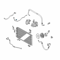 OEM Toyota A/C System Valve Core Diagram - 8864534040