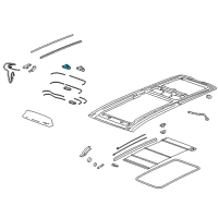 OEM 2008 Cadillac SRX Actuator Diagram - 15932104