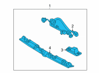 OEM 2022 Hyundai Tucson LAMP ASSY-CENTER GARNISH Diagram - 92409-N9140