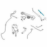 OEM 2021 Nissan Altima Window Wiper Blade Assembly Diagram - 28890-6CA0A