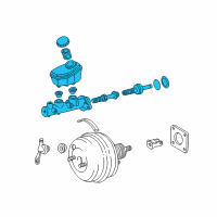 OEM Lexus LS430 Cylinder Sub-Assy, Brake Master Diagram - 47201-50250