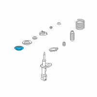 OEM 2006 Kia Optima Pad-Front Spring Upper Diagram - 546342G000