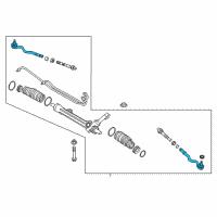 OEM 2000 BMW 323Ci Steering Tie Rod End Left Diagram - 32-10-6-774-220