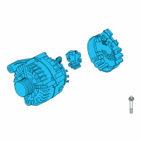 OEM 2014 BMW 535d xDrive Alternator Diagram - 12-31-8-570-672