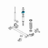 OEM Pontiac G3 Mount Diagram - 96456713