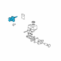 OEM 2013 Cadillac Escalade Adapter-Brake Master Cylinder Diagram - 22745421