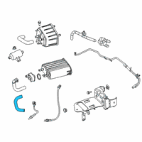 OEM 2022 Ram 2500 FUEL VAPOR TUBE TO CANISTER Diagram - 68466510AA