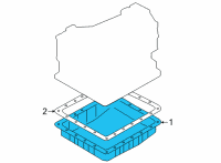 OEM Nissan Frontier Pan Assy-Oil Diagram - 31391-X280A