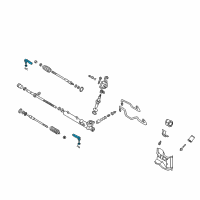 OEM Nissan Altima Socket-Kit Side Rod Outer Diagram - D8520-15U26