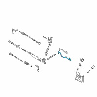 OEM Infiniti I30 Tube-Cylinder Diagram - 49541-2Y903