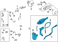 OEM 2022 Ford Bronco LATCH Diagram - M2DZ-78219A64-G