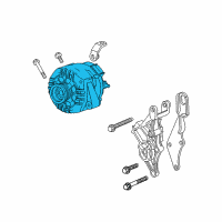 OEM Chevrolet Uplander Alternator Diagram - 25808702