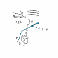 OEM 2007 Scion tC Washer Hose Diagram - 85370-21130