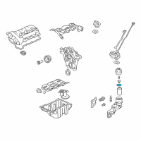 OEM 2012 Chevrolet Camaro Filter Cover Seal Diagram - 12577653