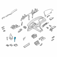 OEM BMW 328i Selector-Lever Grip, Leather Diagram - 25-16-7-533-347