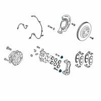 OEM 2021 Kia Sedona Boot-Guide Rod Diagram - 581644H000