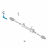 OEM 2014 Scion xD Outer Tie Rod Diagram - 45046-59115