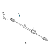 OEM 2013 Toyota Yaris Steering Gear Mount Bolt Diagram - 90119-12419