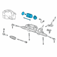 OEM 2014 Cadillac ELR Motor Assembly Diagram - 39240649