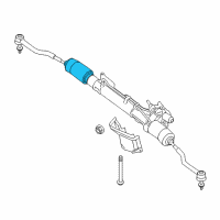 OEM Nissan Altima Boot Kit Power Steering Gear Diagram - D8204-JA00A