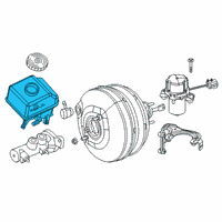 OEM 2022 Ram 2500 Brake Master Cylinder Reservoir Diagram - 68446214AA