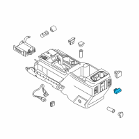 OEM 2015 Ford Edge Seat Heat Switch Diagram - EG9Z-14D694-AA