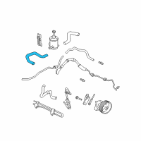 OEM 2007 Honda Pilot Hose, Oil Tank Diagram - 53733-S9V-A02