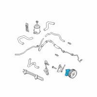 OEM 2008 Honda Pilot Pump Sub-Assembly, Power Steering Diagram - 56110-PVJ-A01