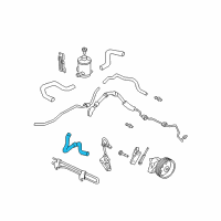 OEM 2001 Acura MDX Hose, Oil Cooler Diagram - 53732-S3V-A01