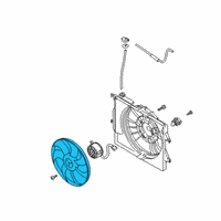 OEM 2021 Hyundai Venue Fan-Cooling Diagram - 25231-M0390