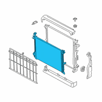 OEM 2019 BMW X7 Radiator Diagram - 17-11-8-697-883