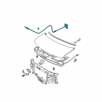 OEM 2020 Chevrolet Express 2500 Release Cable Diagram - 15751510