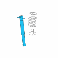 OEM 2009 Chevrolet Malibu Shock Diagram - 25831692