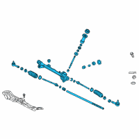 OEM 2022 Hyundai Ioniq Gear Assembly-Steering Diagram - 56500-G2500