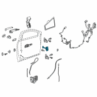 OEM Cadillac Door Check Diagram - 23352644