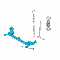 OEM 2015 Nissan Leaf Arm Rear Suspension RH Diagram - 55501-3NF0B