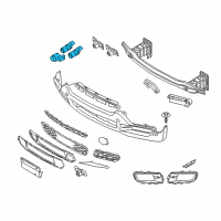 OEM 2013 BMW X6 Ultrasonic Transducer, Plug, Elbow Diagram - 66-20-9-270-501