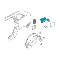 OEM 2017 Lincoln MKT Filler Pocket Diagram - AE9Z-7427936-A