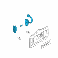 OEM 2001 Infiniti QX4 Lamp Assembly-Licence Diagram - 26510-3W700