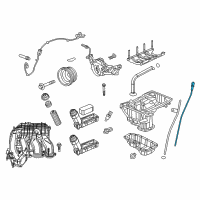 OEM 2016 Chrysler 300 Indicator-Engine Oil Level Diagram - 5184662AD