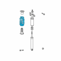 OEM Cadillac XT6 Coil Spring Diagram - 84600637