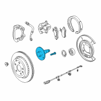 OEM Chevrolet Spindle, Rear Wheel Diagram - 92206974