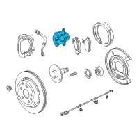 OEM Chevrolet SS Caliper Diagram - 92276499