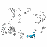 OEM 2015 Cadillac XTS Oil Return Tube Diagram - 12639866