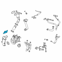 OEM 2017 Cadillac XTS Turbocharger Gasket Diagram - 12623450