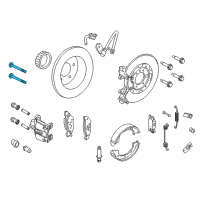 OEM Ford Ranger Mount Plate Bolt Diagram - -N606046-S60