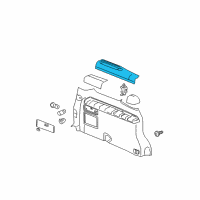 OEM 2006 Chevrolet Uplander Holder-Body Side Rear Trim Panel Cup *Medium Cashmere Diagram - 15932812