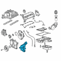 OEM Jeep Grand Cherokee Oil Pump Diagram - 68335525AA