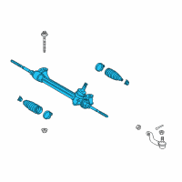 OEM 2016 Lexus NX200t Steering Gearbox Diagram - 4551042170